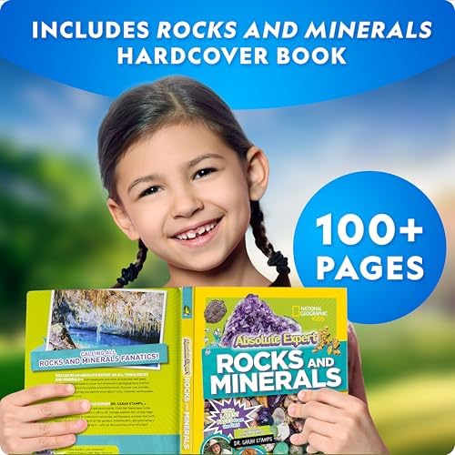 National Geographic Rock Collection Box & Rocks and Minerals Expert Book - Image 6