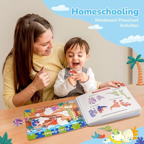JoyCat Preschool Busy Book for Toddlers 3-5, Learning Activities, Educational Sensory Toys, Autism Learning Material, Back to School, Birthdays Presents for Boys Girls - Image 5
