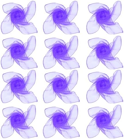 Jmkcoz 12pcs Square Juggling Silk Dance Scarves Magic Tricks Performance Props Accessories Movement Scarves Rhythm Band Scarf - Image 7