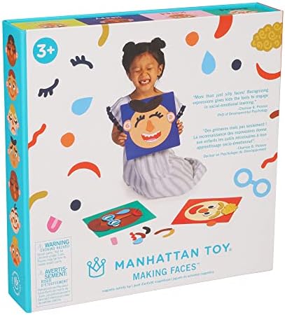 Manhattan Toy Making Faces 34-Piece Bilingual Emotion Toy for Kids 3 Years and Up for English and French Learning - Image 5