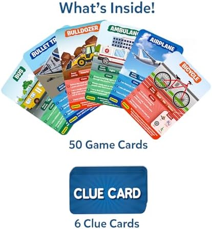 Skillmatics Guess in 10 – Things that Go, Educational & Trivia Card Game - Image 2