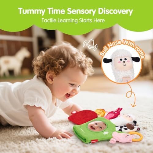 hahaland Baby Sensory Toys 6-12 Months，Montessori Farm Animal Hand Puppets - Image 6