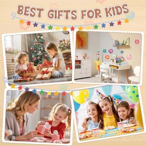 Fabric Flower Bouquets Toys,DIY Craft Kits for Kids,Arts and Crafts Toy for 3+ Year Old Girls,Flowers Market Toy,Build Your Flower Bouquet,Educational Preschool Learning Toys for Birthday,Christmas - Image 6