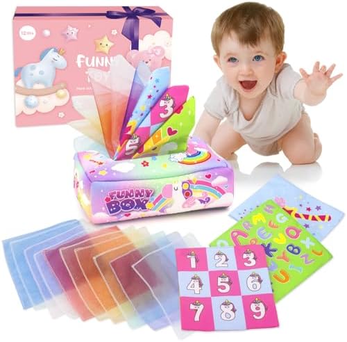 Baby Tissue Box Toy,Baby Toys 12 Months,Educational Toys for Babies by Unknown