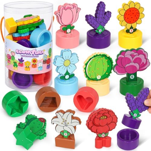 Counting Color Sorting Sensory Sin Toys for Ages 3+ Boys Girls by FQKIOMY