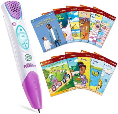 LeapFrog LeapReader System Learn-to-Read 10 Book Mega Pack, Pink by LeapFrog