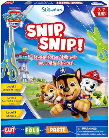 Skillmatics Snip Snip PAW Patrol, Scissor Skills, Felt Craft, Gift for Kids by Skillmatics