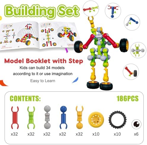 Qirptey Kids STEM Building Toys for 3 4 5 6 7 8+ Year Old Boy Birthday Gift - Image 4