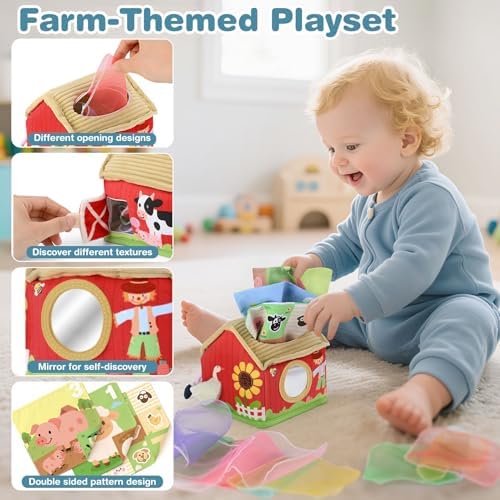 DINORUN Baby Toys 6-12 Months - Montessori Sensory Toys - Baby Gift - Image 4