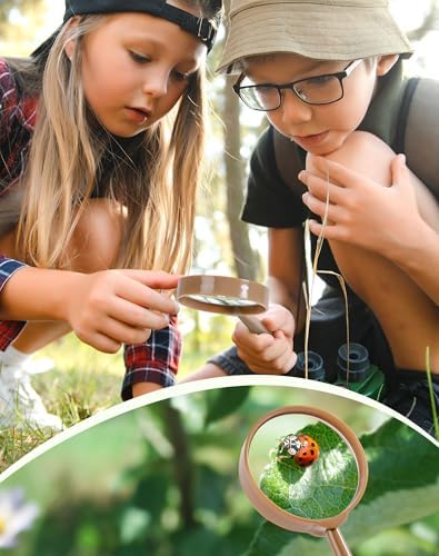 ROBUD Dual Bug Catcher for Kids,Includes 1 Pink and 1 Green, Bug Catching Kit with Bag Kit, Outdoor Exploration Set for Camping, Montessroi Toy for Kids Coming Closer to Nature，WRP61 - Image 4