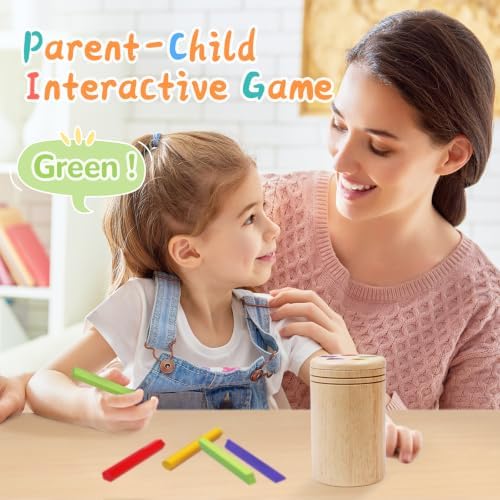Montessori Wooden Stick Color Sorting Toys for 1+ Year Old - Image 6