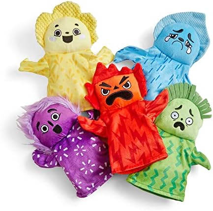 hand2mind Feelings Family Hand Puppets and See My Feelings Mirror | Social Emotional Learning Activities - Image 2