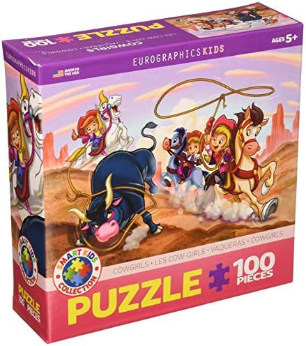 EuroGraphics Girl Power! Cowgirls Puzzle (100-Piece) by EuroGraphics