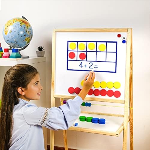 130 PCS Jumbo Magnetic Ten Frame Set - Ten Frames Class Set - Math Counters - Image 3