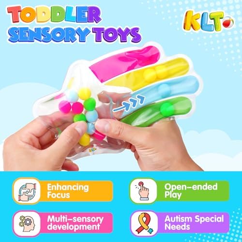 2 PCS Color Sorting Sensory Toys for Toddlers: Quiet Calming Travel Roadtrip Toys for Kids - Color Matching Game for Preschool Learning Activities - Classroom Prizes Toddlers Travel Essentials - Image 5