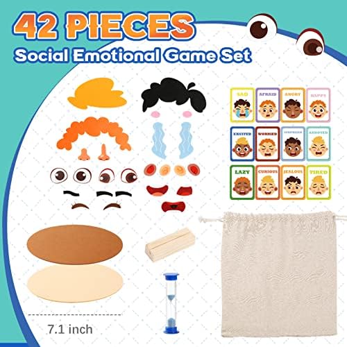 PP OPOUNT Social Emotional Learning Toy, Funny Faces Games - Image 2