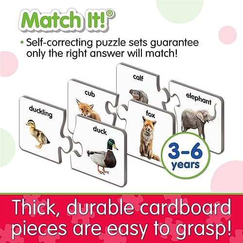 The Learning Journey: Match It! - Animal Families - Learning Animals, Animal Matching Game, Animal Puzzle For Kids, Puzzle For Toddlers, Award Winning Educational Toys - Image 3