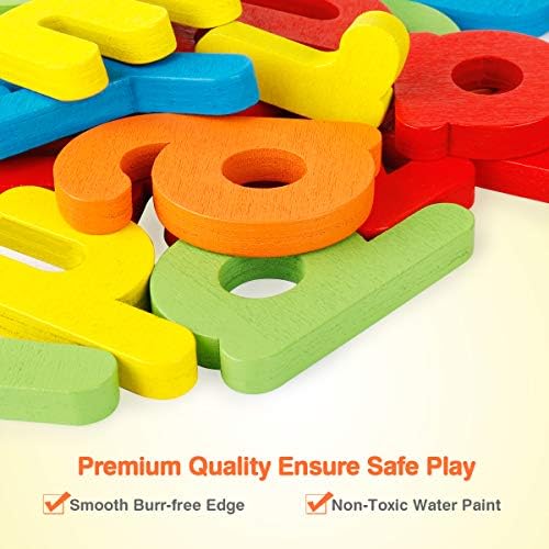 Coogam Read Spelling Learning Toy, Wooden Alphabet Flash Cards Matching Sight Words ABC Letters Recognition Game Preschool Educational Tool Set for 3 4 5 Years Old Girls and Boys Kids - Image 6