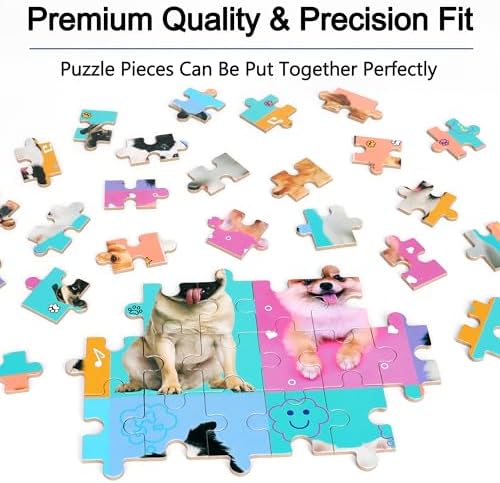LELEMON Puzzles for Kids Ages 4-6,4-Pack Dogs Fire Fighting Garbage Truck Farm 60 Piece Puzzles for Kids Ages 4-8 in a Metal Box,Educational Jigsaw Puzzles Puzzle Games Puzzle Toys for Girls and Boys - Image 5