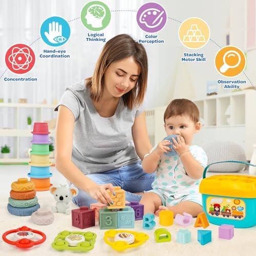 Montessori Babies Toys 6-12 Months Infant Sensory Learning Toy 1-3 Year Old - Image 2