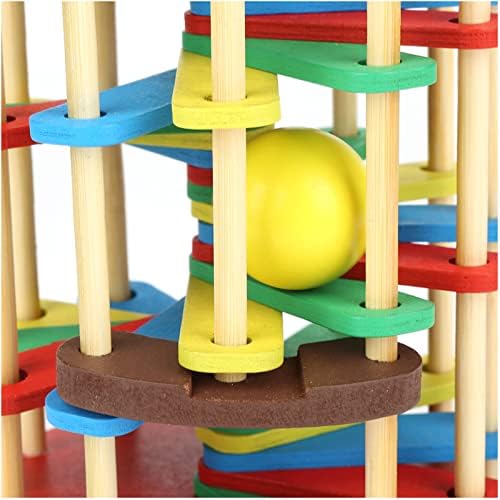 Colorful Wooden Knock Ball Ladder Toy Intelligence Development Kids Children Preschool Gift - Image 7