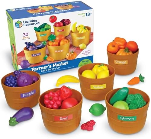 Learning Resources Farmer's Market Color Sorting Set by LearningResources