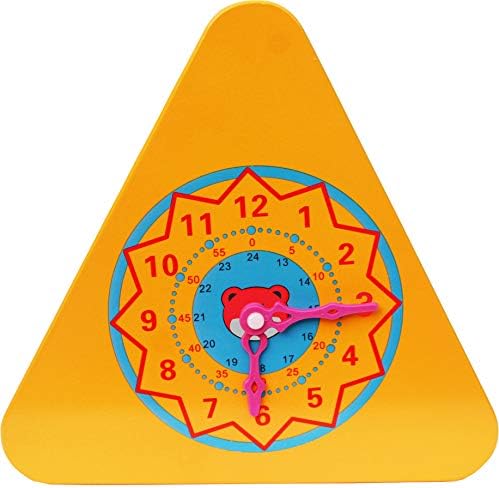 TOWO Wooden Activity Center Toy, ABC Blocks Abacus Clock for Toddlers - Image 6