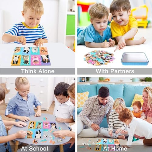 LELEMON Puzzles for Kids Ages 4-6,60 Piece Puzzles for Kids in Metal Box - Image 4