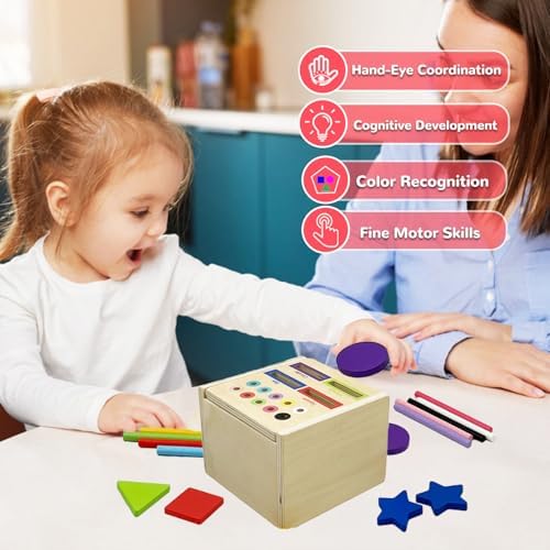 Wooden Montessori Toys for Boys and Girls 2 Years Old - Image 3