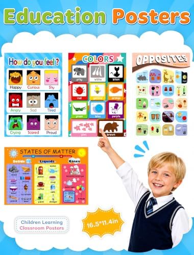 Pretend Teacher Role Play School Set Teaching Supplies for 3-8 Kids - Image 6