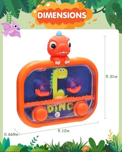 Handheld Water Game with Light – Water Ball Target Toy for Kids Ages 3+, Retro Fidget Toy, Screen-Free Car Travel Game, Road Trip Toy, Airplane Entertainment, Portable Autism-Friendly Gift - Image 3
