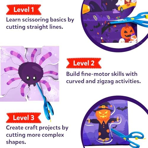 Skillmatics Snip Snip Halloween Craft, Scissor Skills, Felt Kits for Kids - Image 4