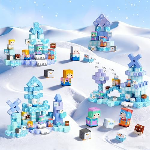 GobiDex 100PCS Magnetic Blocks Magnet Building Princess Castle Toys - Image 2