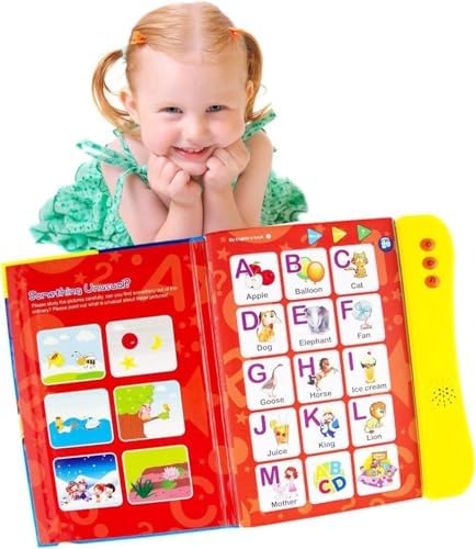 Preschool Learning Activities Book – Interactive ABC Sound Book, Toddler Learning Toy for Kids Ages 3+, Educational Alphabet Toy for Boys and Girls. by BoxikiKids