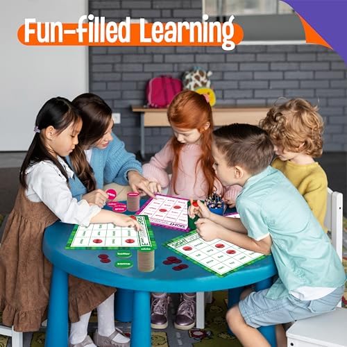 SpriteGru Sight Word Bingo Game, 160 Sight Words Learn to Read Level 3 & Level 4 Bingo Board Game Dolch's & Fry's Words Lists for Kindergarten and Preschool Kids 4-8, Perfect for Classroom & At Home - Image 7