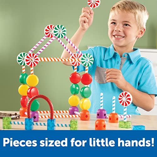 Learning Resources Candy Construction Building Set - Creative Building Toys for Kids, Toddler STEM Toys, Kids STEM Activities, Construction Sets, Preschool Engineering Toy - Image 5