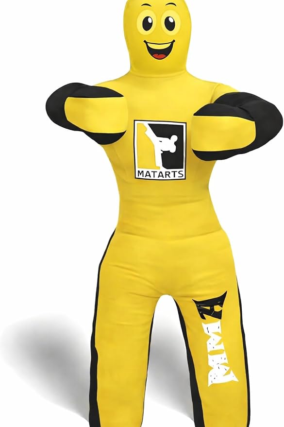 MMA Grappling Punching Dummy for Kids Combat Sports BJJ jiu Jitsu Judo Karate Taekwondo Wrestling Buddies Tackling and Boxing Dummies (47" / 4 Feet) - UNFILLED by MatArts