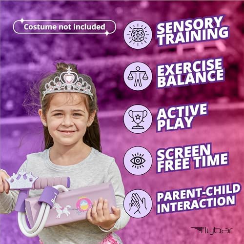 Flybar My First Foam Pogo Jumper for Kids Fun and Safe Pogo Stick for Toddlers, Durable Foam and Bungee Jumper for Ages 3 and up, Supports up to 250lbs (Pink Princess), Large - Image 3