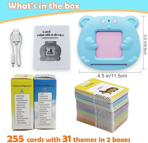 MAYAPHILOS 510 Sight Words Polish and English Talking Flash Cards - Image 3