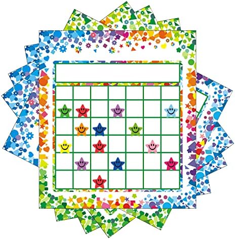 REGELETO 80 Pack Incentive Reward Chart for Classroom Home Behavior for Students with 2400 Pieces Star Stickers - Image 5