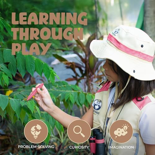 Kids Explorer Kit with Safari Vest & Hat for 3-7 Year Old Boys & Girls - Image 3