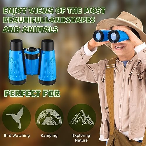 Wettarn 24 Pack Christmas Kid Mini Binocular Compass Magnifying Glass Set for 3-12 Years Boy Girl Toddler Gifts Small Compact Telescope Binocular for Bird Watching Outdoor Camping Hiking Exploring - Image 5