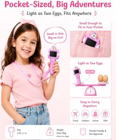 Outdoor Portable Kids Microscope: Handheld Microscope Auto Focus - Image 2