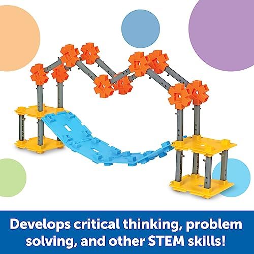 Learning Resources STEM Explorers Bridge Builders - Building Science Toys, Fine Motor Skills, Toddler Explorer Kit, Gifts for Boys and Girls - Image 3