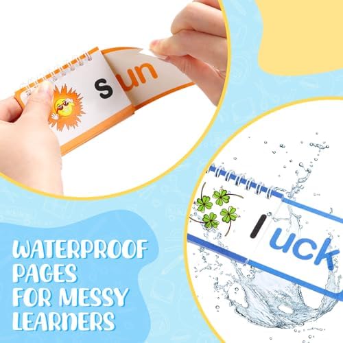 YOTOY Phonics Flash Cards Flip Books, Kindergarten Sight Word - Image 5