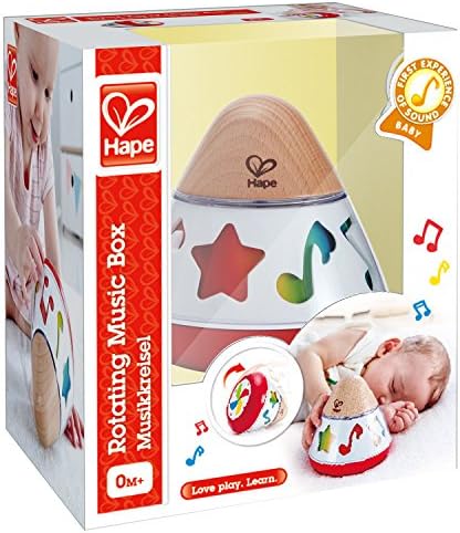 Hape E0332 Rotating Baby Music Box, Spin & Play The Music, Battery Not Needed, 40 x 40 Cm, Multicolor - Image 5