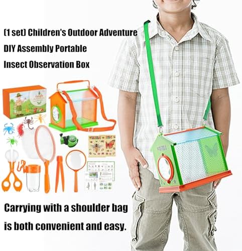 Nature Explorers Set for Ages 4-12, Includes Observation Box, Butterfly Net Catcher, Outdoor Discovery Observation Set - Image 5