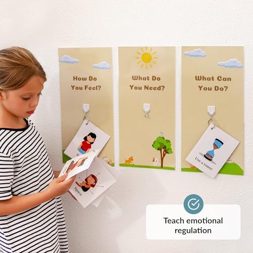ODOXIA Calm Down Corner Kit for Classrooms | Sensory Tools for Kids | Includes Plush, Posters, Solutions Wall, Fidget Toys | Special Education - Image 6
