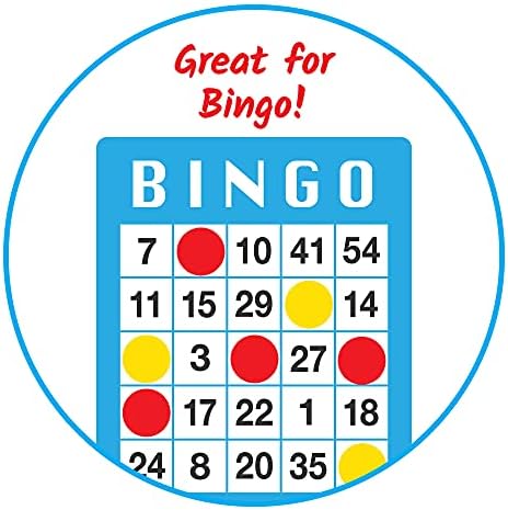 hand2mind Foam Two-Color Counters, Red and Yellow, Manipulatives, Chips, Math Bingo, 200 Count - Image 3