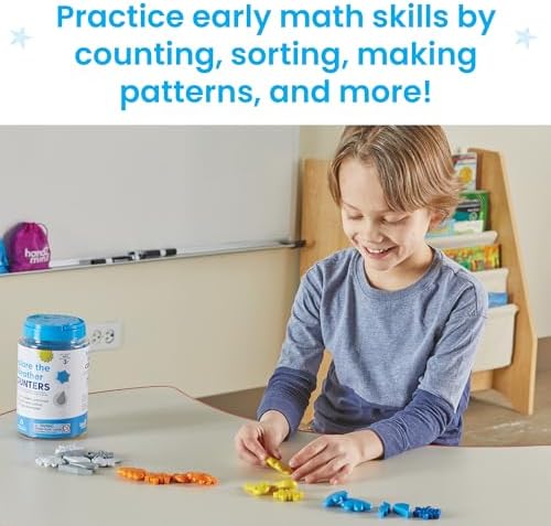 hand2mind Explore the Weather Counters, Meteorology for Kids, Weather Math Counters for Kids, Color Sorting Toys, Counting Manipulatives, Montessori Math Materials, Preschool Science Toys - Image 5